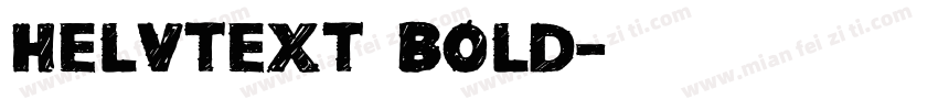 HelvText Bold字体转换